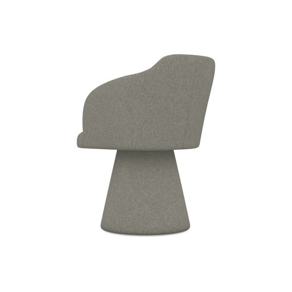 Scaun de sufragerie gri tapițat Kanoa – Makamii-image-3