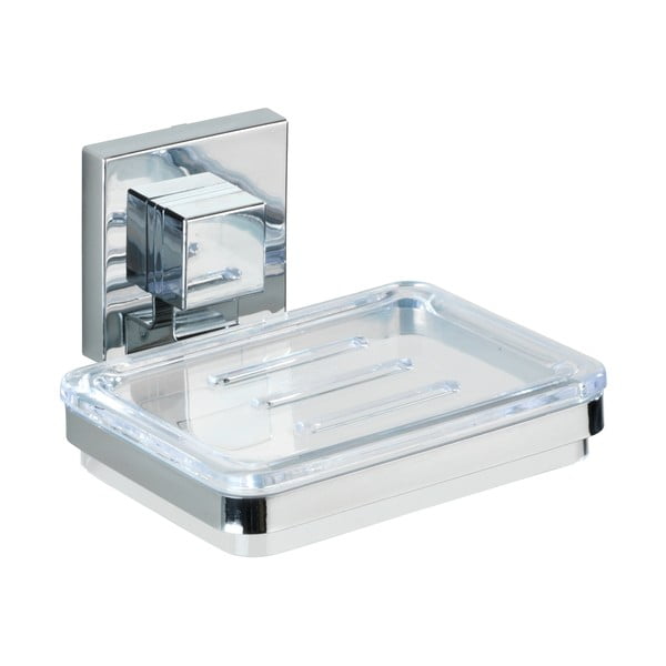 Săpunieră Wenko cu sistem de prindere Vacuum-Loc, 12 x 12 cm-image-3