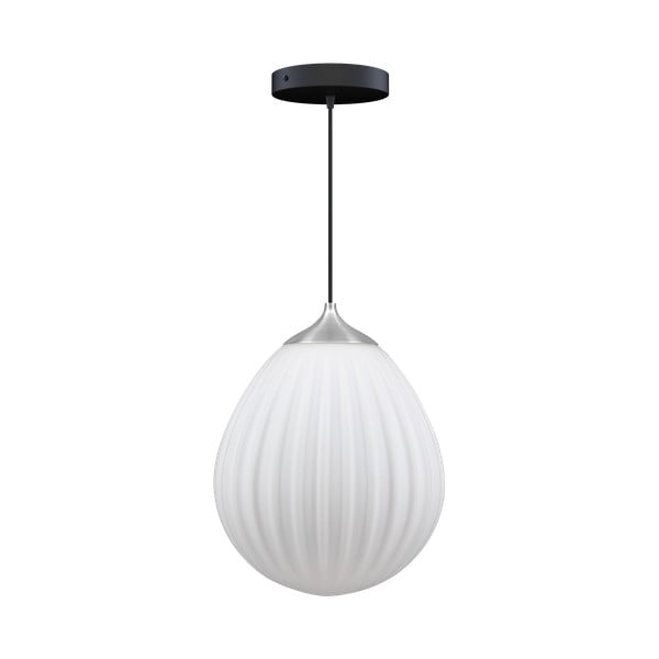 Abajur alb/argintiu ø 27 cm Around the World Medium – UMAGE-image-4