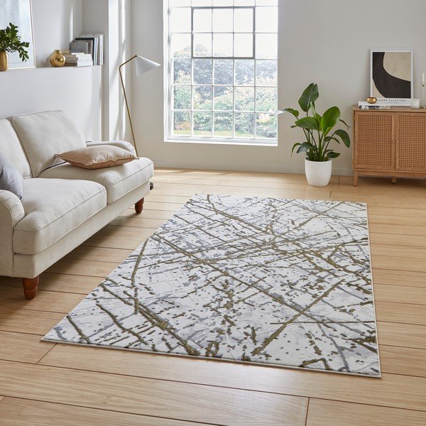 Covor gri deschis/auriu 80x150 cm Artemis – Think Rugs-image-1