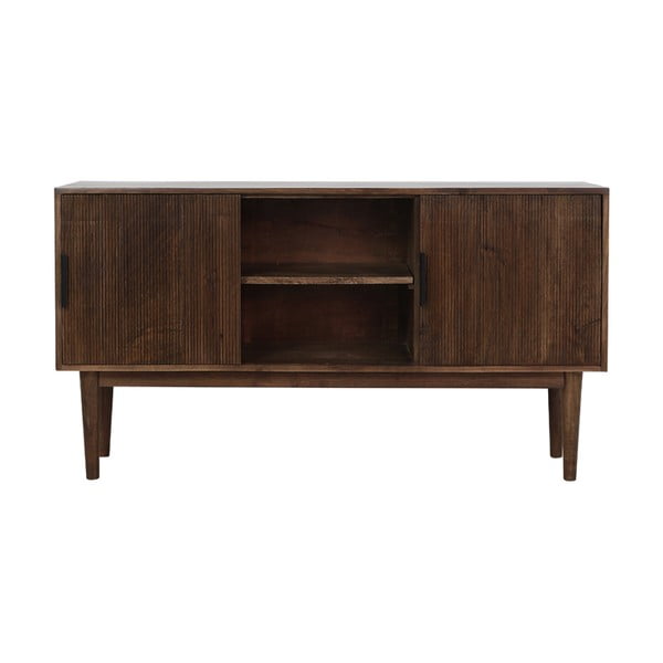 Comodă maro închis joasă din lemn  150x80 cm Bitika – Light & Living-image-2
