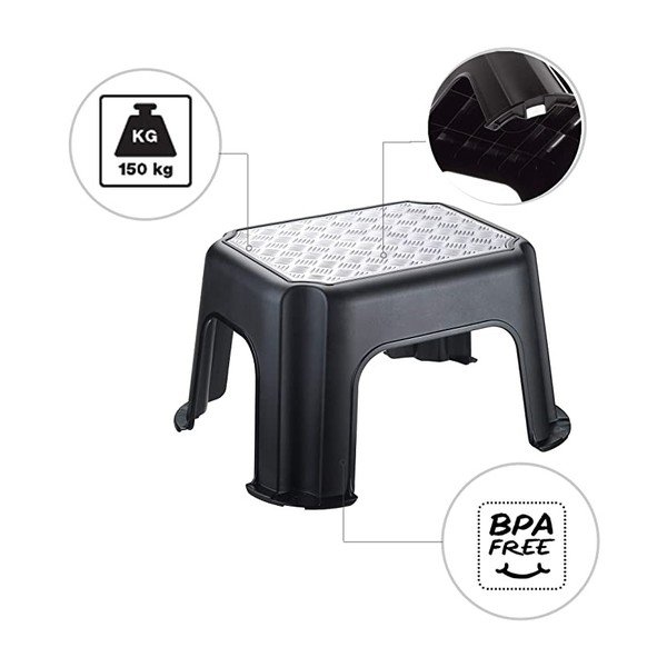 Scaun negru Paso - Rotho-image-3