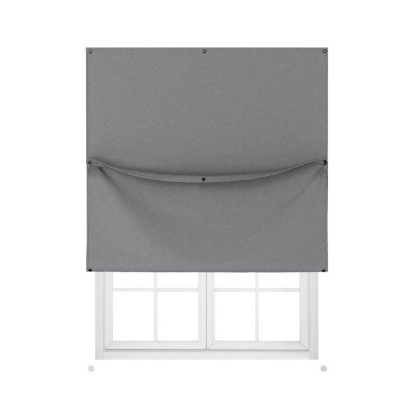 Stor pentru ferestre gri blackout 122x142 cm Nightfall - Umbra