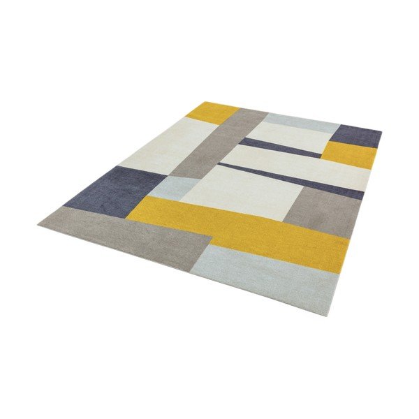 Covor Asiatic Carpets Riley Carso, 200 x 290 cm, galben-gri-image-2