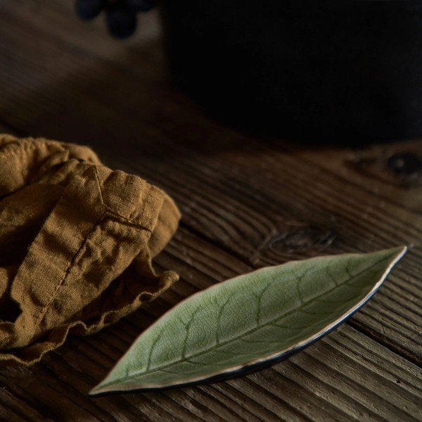 Platou mic din gresie ceramică Costa Nova Riviera, lungime 18 cm, verde-image-1