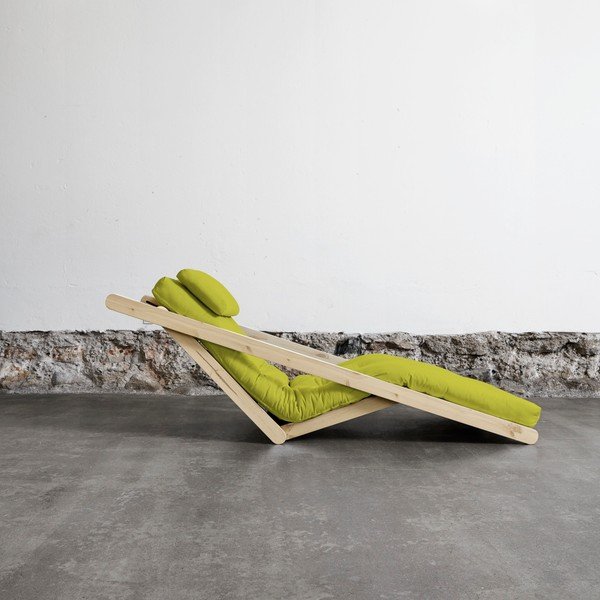 Șezlong extensibil Karup Figo Raw/Pistacie-image-1