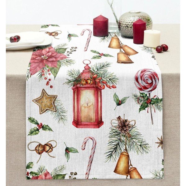 Napron de masă 45x140 cm  cu model de Crăciun Merry Christmas – Mila Home-image-1
