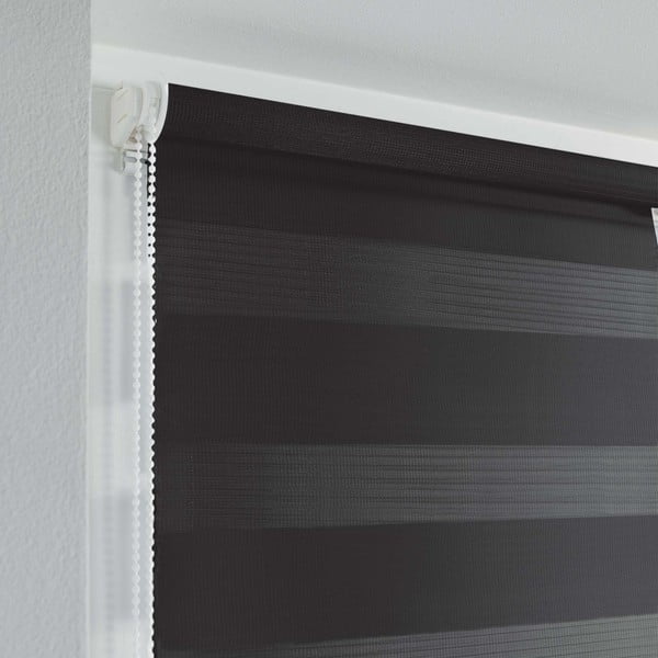 Jaluzea neagră zi/noapte din material textil 60x90 cm Daynight – douceur d'intérieur-image-1