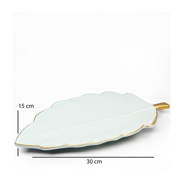 Tavă decorativă din ceramică Leaf – Mioli Decor-image-1