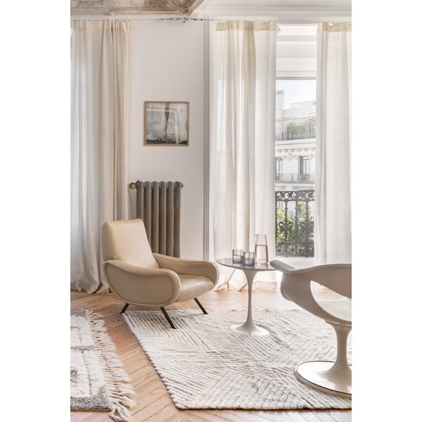 Covor crem lavabil/țesut manual din lână 170x240 cm Almond Valley – Lorena Canals-image-1