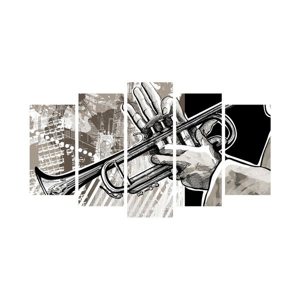 Tablou din mai multe piese Insigne Griet, 102 x 60 cm-image-1