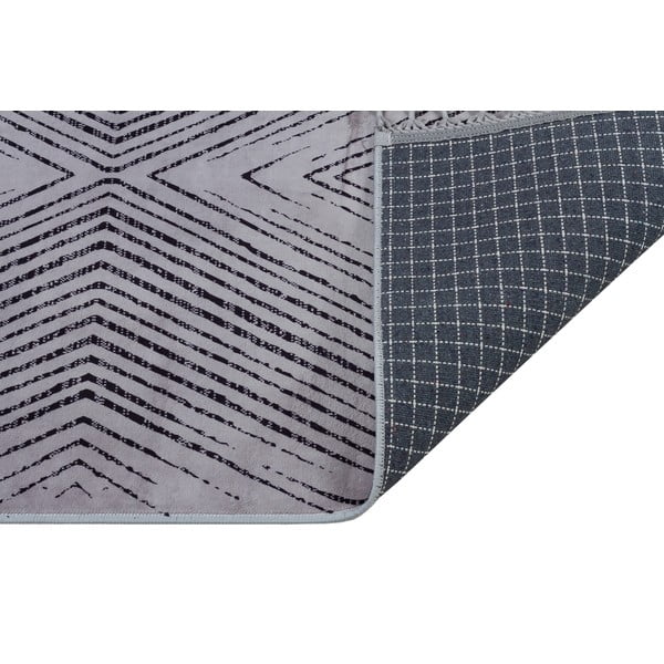 Covor tip traversă  lavabil gri 300x100 cm - Vitaus-image-2