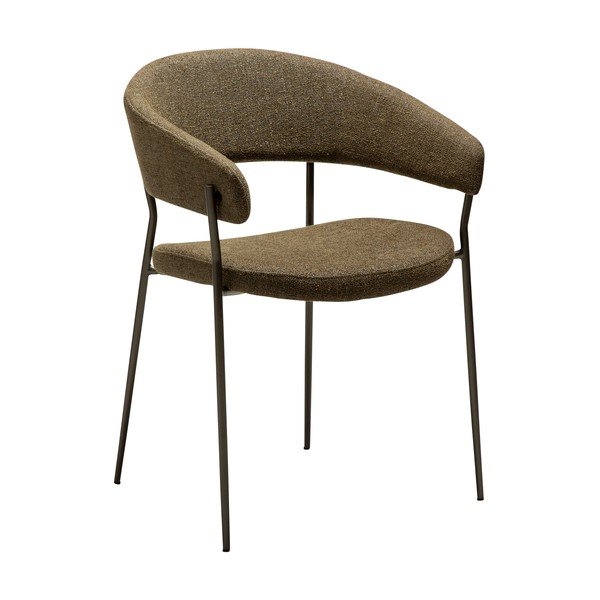 Scaun de dining kaki cu cotiere Reboot – DAN-FORM Denmark