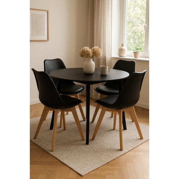 Masă de dining rotundă ø 105 cm Vojens – Bonami Essentials-image-1
