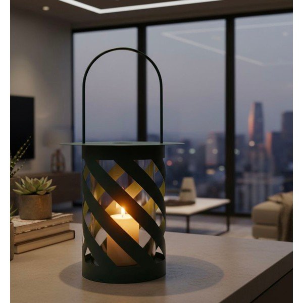 Felinar din metal (înălțime 43 cm) Twist – Mauro Ferretti-image-1