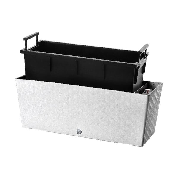 Jardinieră cu sistem auto-udare Flower Lover Supreme, lungime 50 cm, roșu-image-3