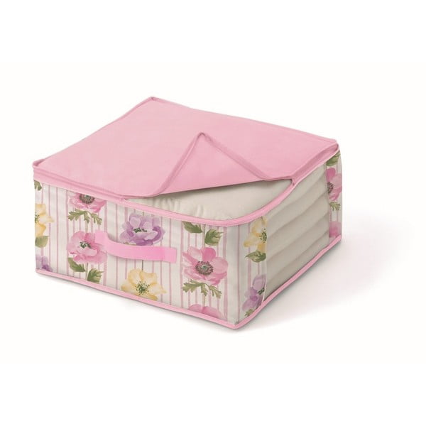 Cutie de depozitare pături/lenjerie de pat Cosatto Beauty, lățime 45 cm, roz