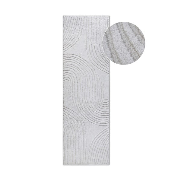 Covor tip traversă crem 80x240 cm Pigment Cream White – Elle Decoration