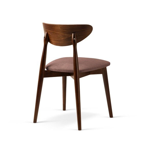 Scaun de dining bej/în culoare naturală stivuibil din lemn de fag Leon – Micadoni -image-2