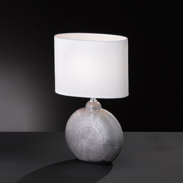 Veioză Fischer & Honsel Foro, înălțime 36 cm, alb-image-2