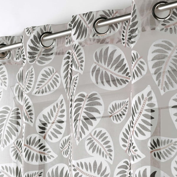 Perdea neagră/bej 140x280 cm Alma – douceur d'intérieur-image-1