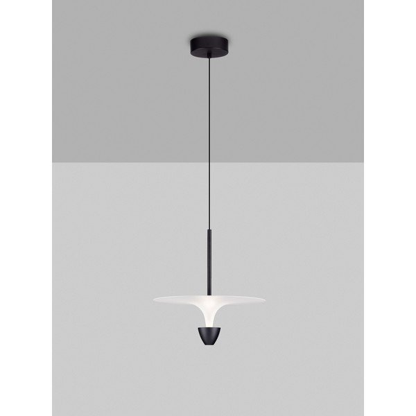 Lustră negru-mat LED din aluminiu ø 34 cm Topio – Nova Luce-image-3