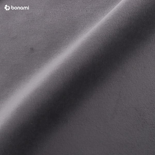 Pat matrimonial gri închis tapițat cu spațiu de depozitare cu somieră 180x200 cm Elio – Milo Casa-image-1