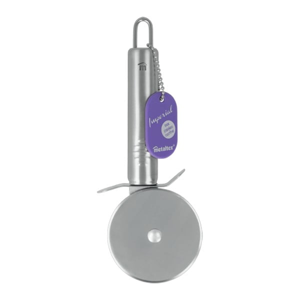 Tăietor pentru pizza din oțel inoxidabil Metaltex Pizza, lungime 19 cm-image-1
