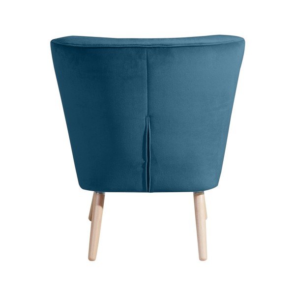 Fotoliu Max Winzer Neele Velvet, albastru-image-3