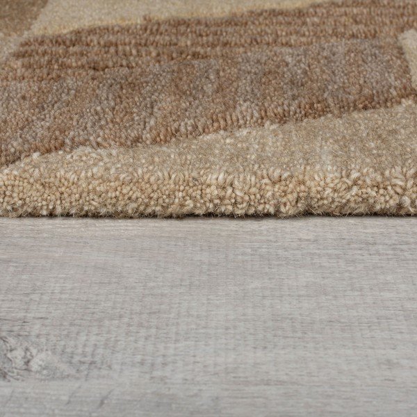 Covor maro țesut manual din lână 200x290 cm Moda Asher – Flair Rugs-image-4