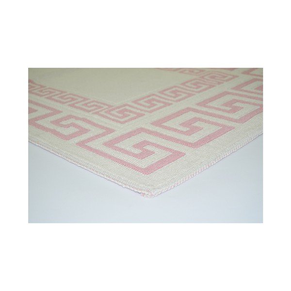 Covor rezistent Vitaus Versace Pudra, 80 x 300 cm, roz-image-1