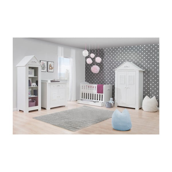 Măsuță de schimbat scutece Pinio Marseille, alb-image-3