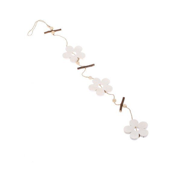 Decorațiune suspendată din lemn Dakls Romantico Flower