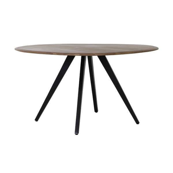 Masă de dining în culoare naturală rotundă cu blat din lemn de acacia ø 140 cm Mimoso – Light & Living