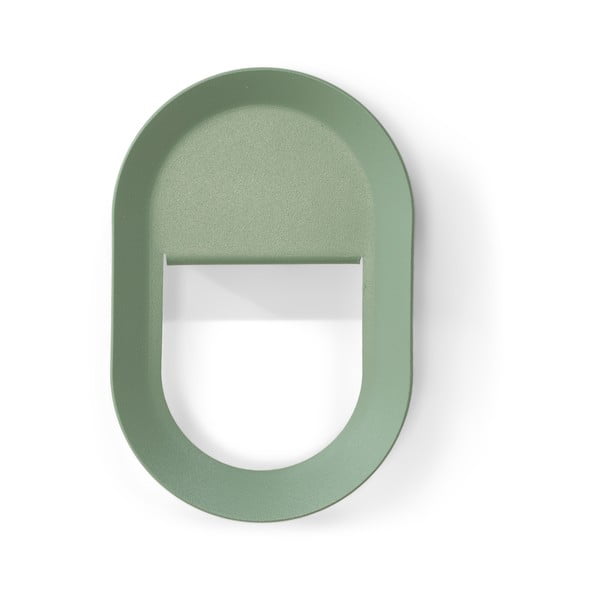 Cârlig verde prăfuit de montat pe perete din oțel Coucou – Spinder Design-image-4