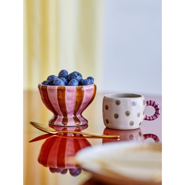 Bol pentru copii roșu/roz din ceramică ø 9 cm Nini – Bloomingville-image-2