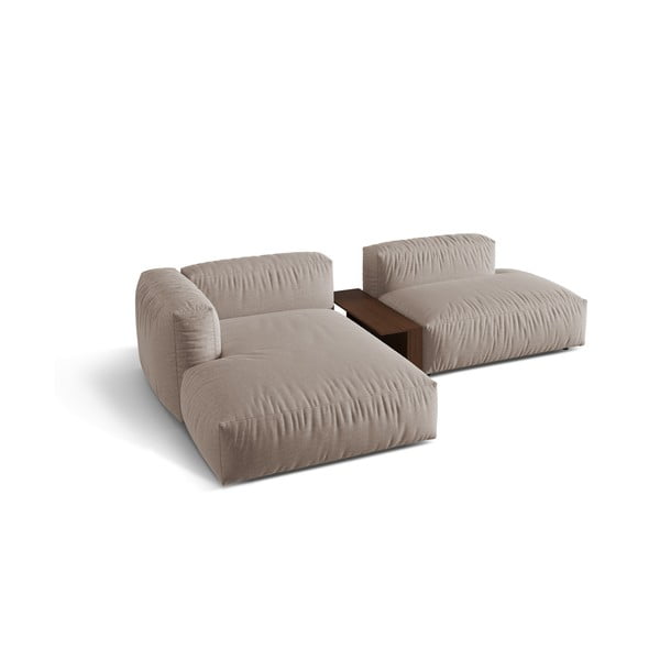 Colțar modular bej (cu colț pe partea stângă ) Martina – Micadoni Home-image-3