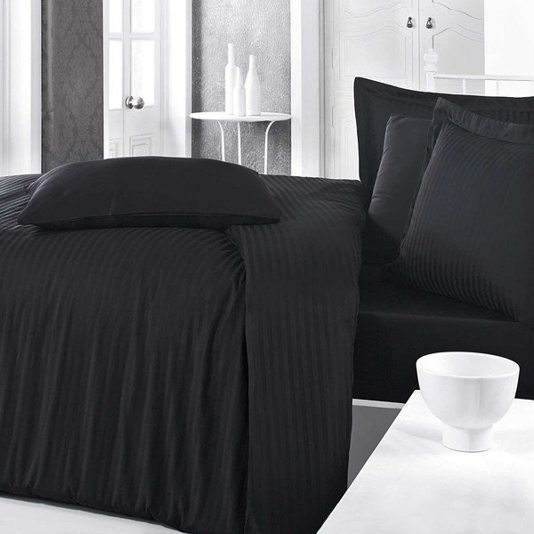 Lenjerie din bumbac cu cearșaf pentru pat dublu Aran Clasy Doriane, 200 x 220 cm-image-1