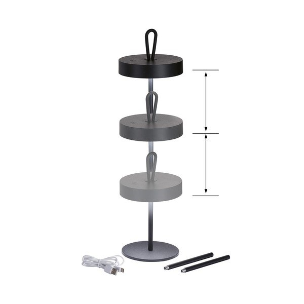 Veioză neagră LED (înălțime 47 cm) Dord – Fischer & Honsel-image-4