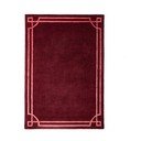 Covor burgundy țesut manual din lână 200x290 cm Gatsby – Flair Rugs