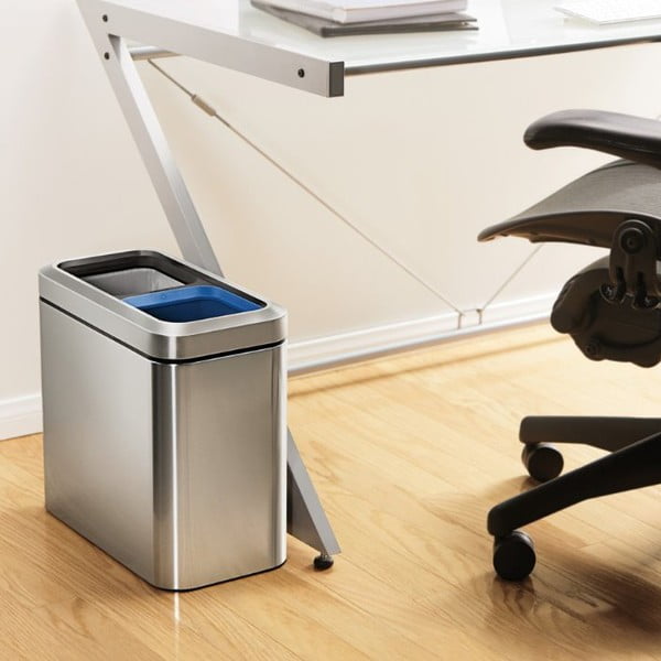 Coș de gunoi pentru deșeuri sortate din oțel inoxidabil 20 l - simplehuman-image-1