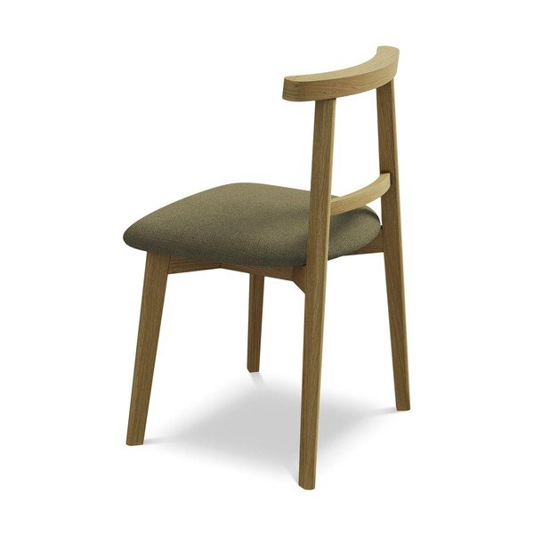 Scaun de dining verde din lemn masiv Ohelo – Makamii-image-3