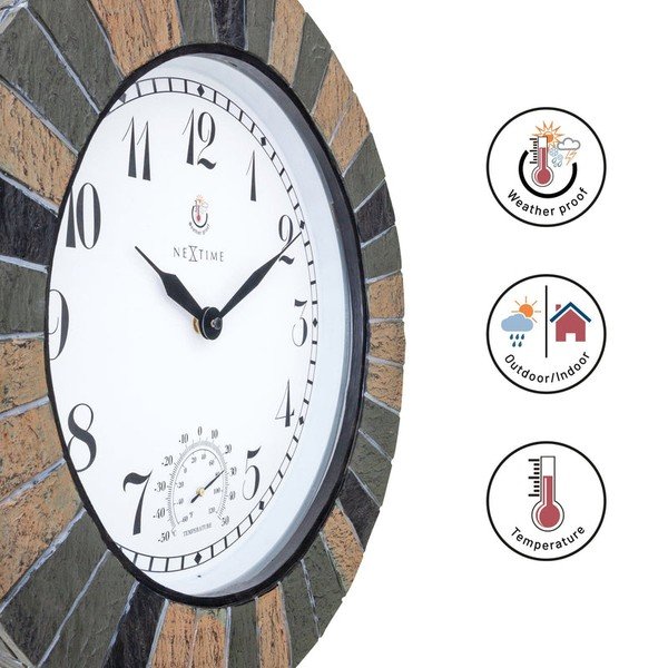 Ceas de perete ø 43,5 cm pentru exterior Aster – NeXtime-image-4
