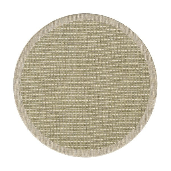 Covor pentru exterior și interior kaki rotund ø 160 cm Giza 1410 – Ayyildiz Carpets