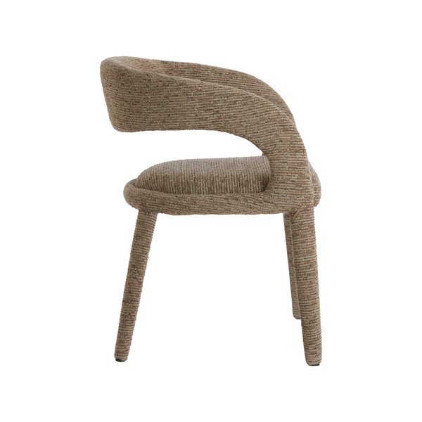 Scaun de dining maro cu cotiere tapițat Kyran – Light & Living-image-3