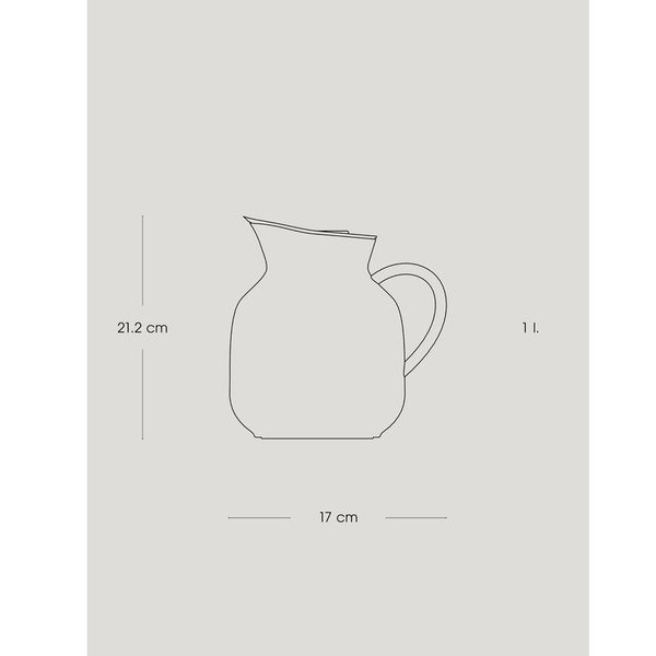 Cană termos piersică din plastic 1 l Amphora – Stelton-image-3