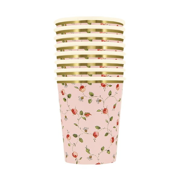 Pahare de unică folosință 8 buc. din hârtie Ladurée Marie-Antoinette – Meri Meri-image-2