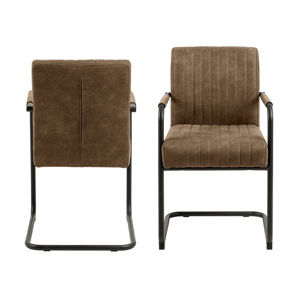 Scaune de dining maro 2 buc. Adele – Actona-image-3