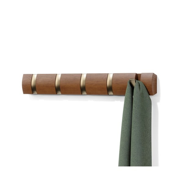 Cuier de perete maro din lemn de plop Flip – Umbra-image-4