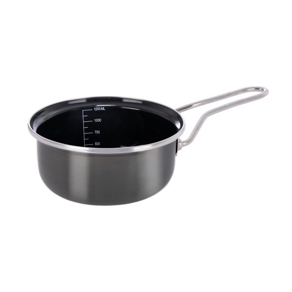 Tigaie smalțuită 1,25 l Metalic – Orion-image-4